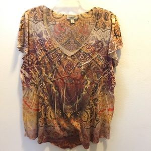 Short sleeve tan shirt